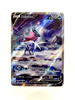 Suicune V GG38/GG70 Crown Zenith: Galarian Gallery Ultra Rare Pokemon TCG NM - Image 1