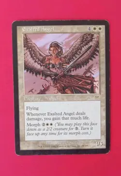 Exalted Angel Onslaught 028/350 Rare White Mtg Magic English - Image 1