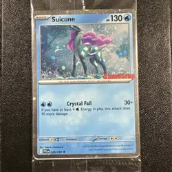 Pokemon Phantasmal Flames Suicune GameStop Exclusive Promo Card 026/094 SEALED - Image 1