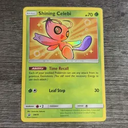 Pokemon TCG Shining Celebi SM79 SM Black Star Promo - NM-MT - Image 1