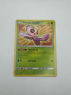 Pokemon TCG Shining Celebi SM79 Sun & Moon Black Star Promo Card NM Condition - Image 1