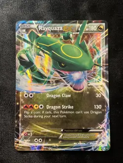 Rayquaza EX 60/108 XY Roaring Skies Holo Full Art Ultra Rare Pokemon M/NM - Image 1