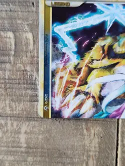 Pokemon TCG Raikou & Suicune Unleashed 92/95 Legend Rare LP Top Half HGSS - Image 2