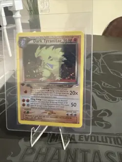 Vintage 1st Edition Dark Tyranitar 11/105 Holo Rare Pokemon Card - Neo Destiny - Image 2
