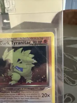 Vintage 1st Edition Dark Tyranitar 11/105 Holo Rare Pokemon Card - Neo Destiny - Image 5