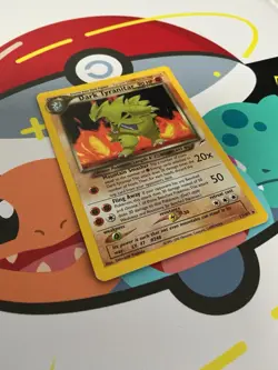 Pokemon TCG Neo Destiny 2002 Dark Tyranitar Holo Card 11/105 Rare LP - Image 3