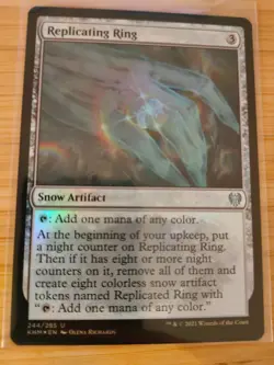 MTG Replicating Ring (FOIL) 244 Kaldheim M/NM Free UK P&P - Image 1