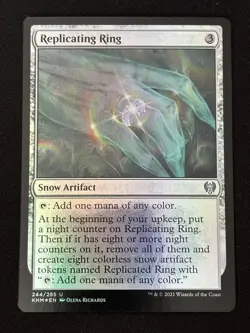 1x MTG Replicating Ring (Foil) - Kaldheim (KHM) #244 - Magic the Gathering - Image 1