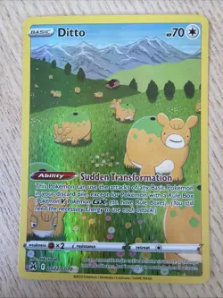 Ditto GG22/GG70 Crown Zenith: Galarian Gallery - Pokemon Card - NM - Image 1