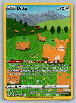 Ditto GG22/GG70 Crown Zenith: Galarian Gallery - Pokemon Card - NM - Image 1