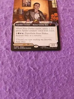 Magic The Gathering Peter Parker Amazing Spider-Man Promo Card P0001 NYCC - Image 3