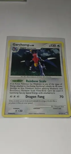 Pokemon Tcg Garchomp Lv. 66 Card 9/123 Mysterious Treasures Holo - Image 5
