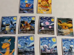18 Pokemon x Van Gogh Black Star Promo ACG Art Card - read description - Image 4