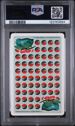 1998 POKEMON STADIUM GREEN VERSION PLAYING CARDS JACK OF SPADES BULBASAUR PSA 10 - Image 2