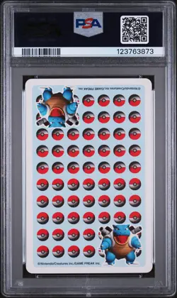1998 POKEMON STADIUM BLUE VERSION PLAYING CARDS ACE OF HEARTS ZAPDOS PSA 9 - Image 2