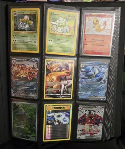 Pokemon Card Collection Lot 148 Total Binder Included - Image 1