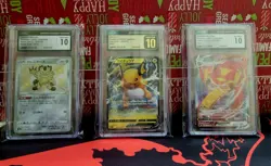 Pokemon Cards Lots of 3 CGC Graded Cards - Image 2
