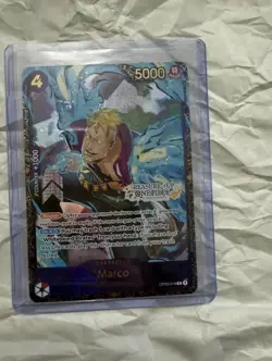 One Piece TCG Top 64 Marco Treasure Cup Prize Card NM-M - Image 1