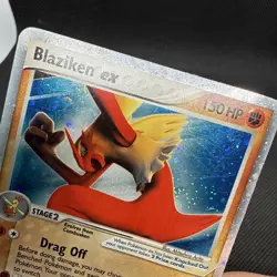 Pokemon TCG Blaziken EX Crystal Guardians 2006 Ultra Rare Card 90/100 - MP/HP - Image 2
