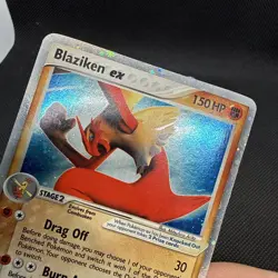 Pokemon TCG Blaziken EX Crystal Guardians 2006 Ultra Rare Card 90/100 - MP/HP - Image 3