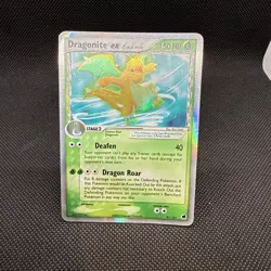 Pokemon - Dragonite EX Dragon Frontiers Holo Card 91/101 Delta Species - HP/DMG - Image 1