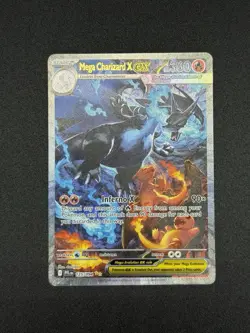 Mega Charizard x Ex 125/094 SIR Full Art Phantasmal Flames English Pokemon Card - Image 1