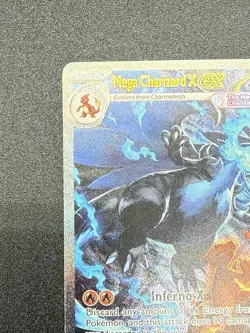 Mega Charizard x Ex 125/094 SIR Full Art Phantasmal Flames English Pokemon Card - Image 3
