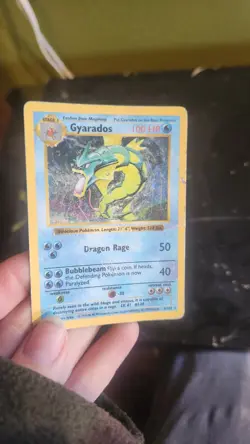 Pokemon TCG Gyarados Base Set 6/102 Holo 1999-2000 Wizards Base Set Copyright... - Image 1