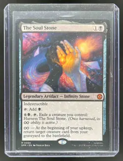 2025 Magic: The Gathering Marvel's Spider-Man Soul Stone Foil #0066 (Damaged) - Image 1