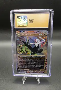 Magic MTG Gwen Stacy (0202) (Borderless) Spider-Man CGC Pristine 10 FOIL - Image 2