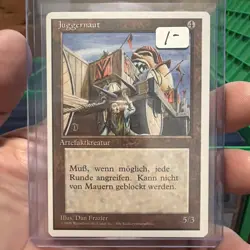 Magic The Gathering Juggernaut Revised Edition Core Set German Rare - Image 1