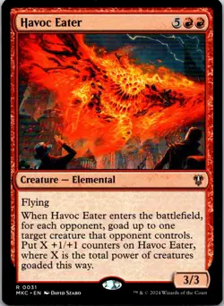 Magic the Gathering Havoc Eater Murders at Karlov Manor Commander MTG Free Ship! - Image 1