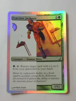 MTG - FOIL - Fraction Jackson - Unhinged - NM - Image 1