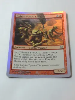MTG - FOIL - Goblin S.W.A.T. Team - Unhinged - NM - Image 2