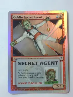 MTG - FOIL - Goblin Secret Agent - Unhinged - NM - Image 1