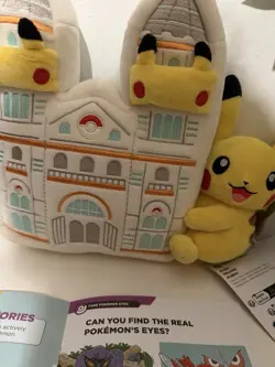 Pokemon Natural History Museum Pikachu Jumbo Card, plush And Ecology Booklet - Image 5