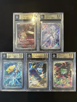 BGS 9.5 Pokemon Card 151 Japanese Art Rare 5 Card Set Bulk Holo AR - Image 1