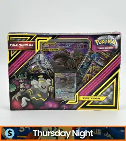 POKEMON TCG PALE MOON GX TAG TEAM TREVENANT & DUSKNOIR SEALED BOX - Image 1