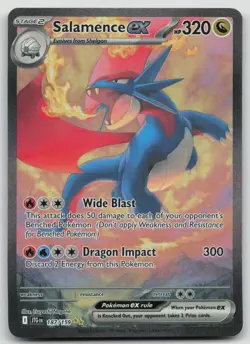 Pokemon Salamence EX 187/159 Journey Together Special Illustration Rare NM - Image 1