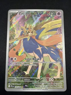 Pokemon TCG Zacian 100/094 Phantasmal Flames Illustration Rare NM- - Image 2