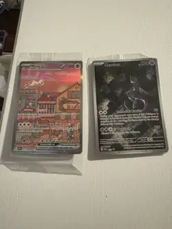 Pokemon 151 UPC Promo Set Mew SVP053, Mewtwo SVP052 Sealed - Image 1