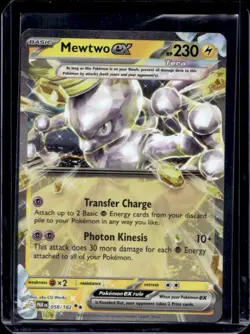 2023 Pokemon SV Paradox Rift PAR EN Mewtwo ex #058/182 - Image 1