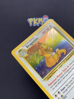 Pokemon TCG Dragonite Fossil 4/62 Holo Rare LP. - Image 2