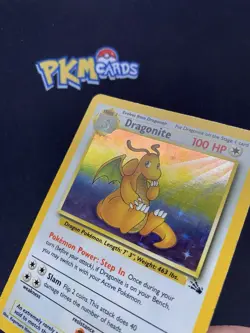 Pokemon TCG Dragonite Fossil 4/62 Holo Rare LP. - Image 4