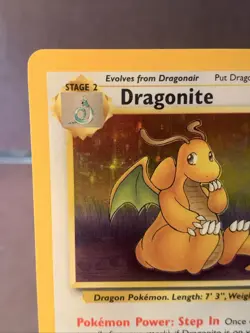 Pokemon TCG Fossil Set Dragonite Holo Rare 4/62 1999 WOTC VTG LP - Image 2