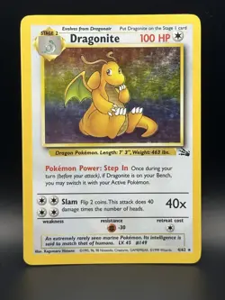 Dragonite 4/62 Fossil Holo - Pokemon TCG - LP - Image 1