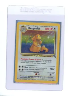 Pokemon TCG Dragonite Fossil Set Holo Card 4/62 MP #55 - Image 1