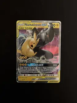 Pikachu & Zekrom GX #33/181 (SM: Team Up) - Pokemon TCG - Ultra Rare - M/NM - Image 1