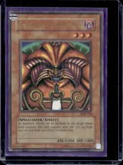 2002 Yu-Gi-Oh! Legend of Blue Eyes White Dragon Exodia the Forbidden One LOB-124 - Image 1