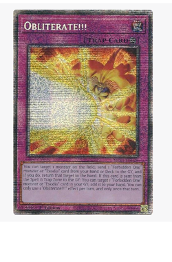Obliterate!!! - MP25-EN029 - Starlight Rare YuGiOh - Image 1